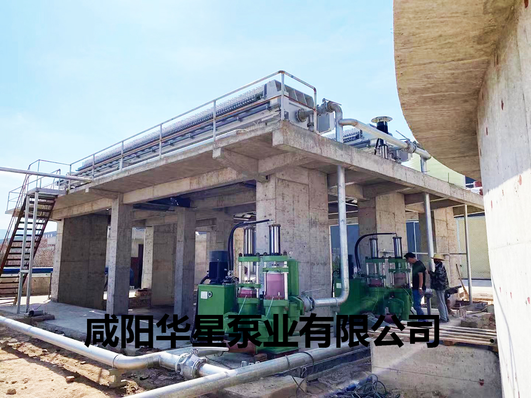 YB250柱塞泥漿泵可以使用到多大的壓濾機