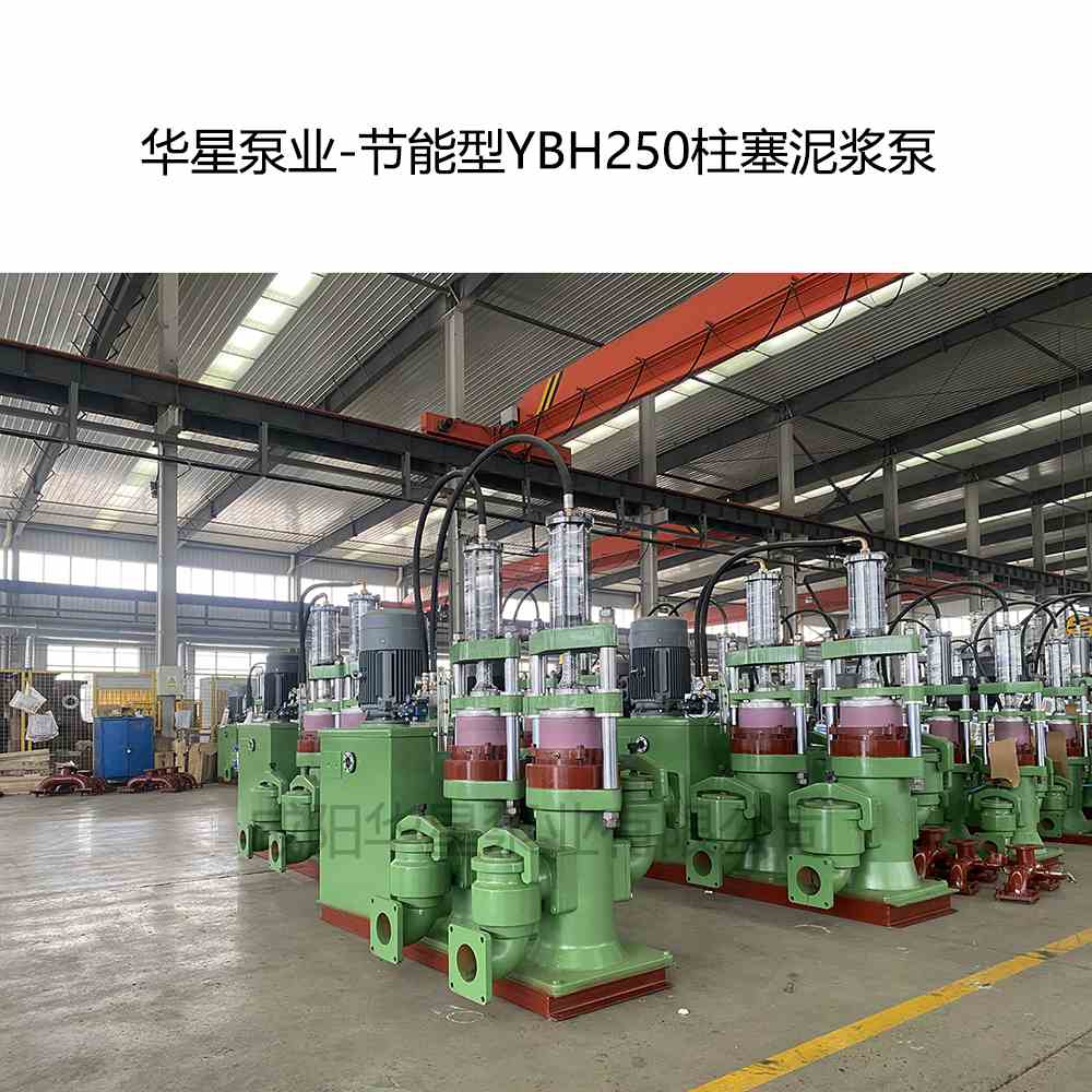 客戶訂購一臺YBH250節(jié)能型柱塞泥漿泵