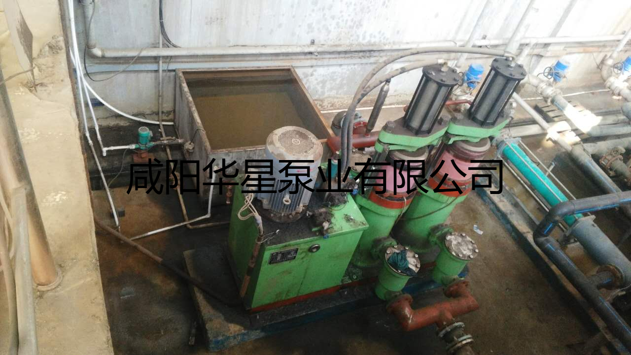 華星陶瓷柱塞泵尾礦使用現場 華星陶瓷柱塞泵尾礦使用現場